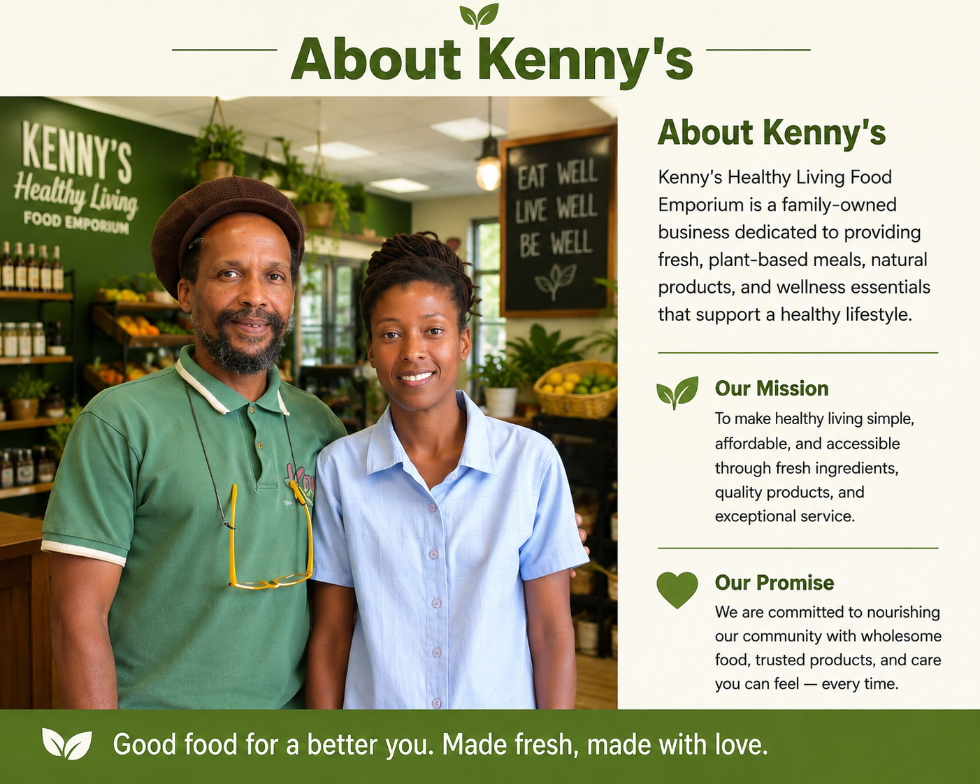 Kenny's Healthy Living Food Emporium