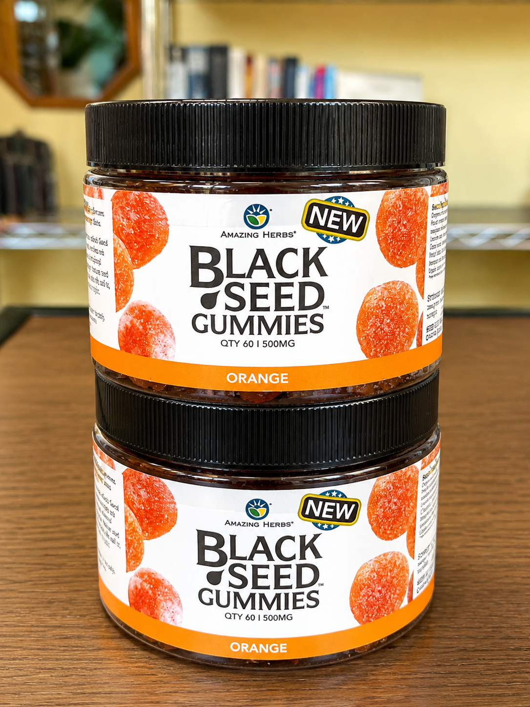 Black Seed Gummies (orange)